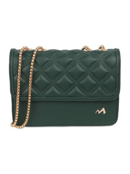 Metro - Printed Green Casual Sling & Cross Bag