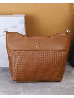 Mochi - Women Casual Tan Shoulder Bag with Detachable Handle