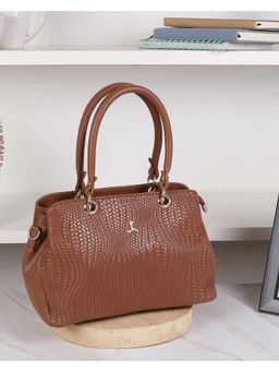 Mochi - Women Casual Tan Shoulder Bag with Detachable Sling