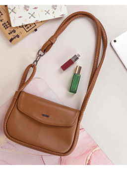 Mochi - Women Casual Tan Sling & Cross Bag