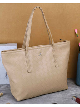 Mochi - Women Casual Beige Tote Bag