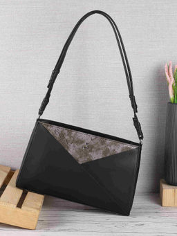Mochi - Women Casual Black Shoulder Bag