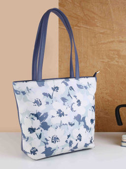 Mochi - Women Casual Blue Tote Bag