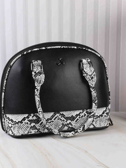 Mochi - Women Casual Black Hand Bag with Detachable Sling