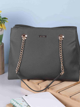 Metro - Women Casual Grey Shoulder Bag