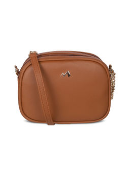 Metro - Solid Tan Casual Sling & Cross Bag