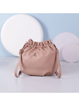 Mochi - Solid Pink Casual Sling & Cross Bag