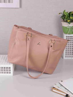 Mochi - Women Casual Pink Tote Bag