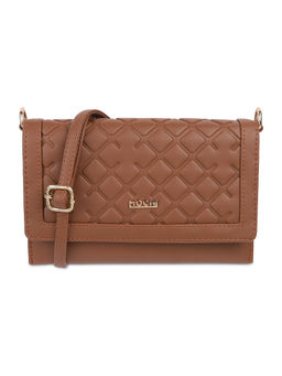 Mochi - Solid Tan Casual Sling Bag