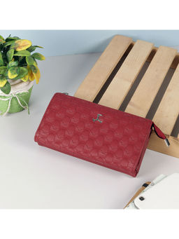 Mochi - Solid Maroon Casual Wallet