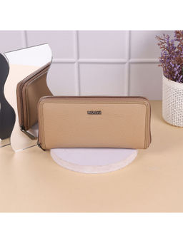 Mochi - Solid Beige Casual Wallet