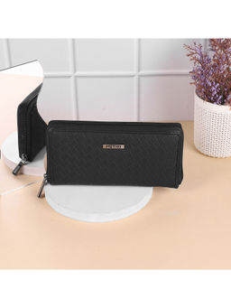 Metro - Solid Black Casual Wallet