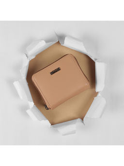 Mochi - Solid Beige Casual Wallet