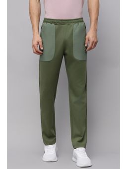 Reebok - Men Olive Straight Trackpant