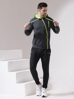 Off Limits - Black Men'S Pcf Cns Hood Mnm Zipper Tracksuit