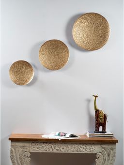 Vedas - Eda Disc Hammered Wall Decor Set of 3