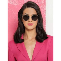 Vincent Chase - Silver Black Grey Full Rim Cat Eye Polarized VINTAGE VC S11470-C6 Sunglasses 41