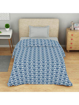 SPACES - Blue Marvel Captain America Cotton Twill Weave Printed Kids Bedsheet