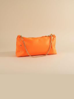 GAYA - Noir Convertible Orange Shoulder To Sling Bag