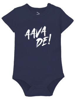 Zeezeezoo - IPL Theme Aava De Baby Romper - Navy Blue
