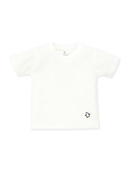 Honcho Baby - Baby Boys and Girls Regular Fit Cotton T-shirt - White