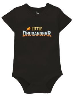 Zeezeezoo - Little Dhurandhar Baby Romper - Black