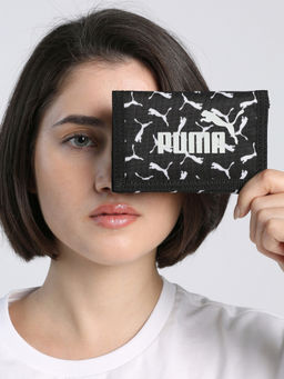 Puma - Unisex Phase All-Over Print Wallet Black