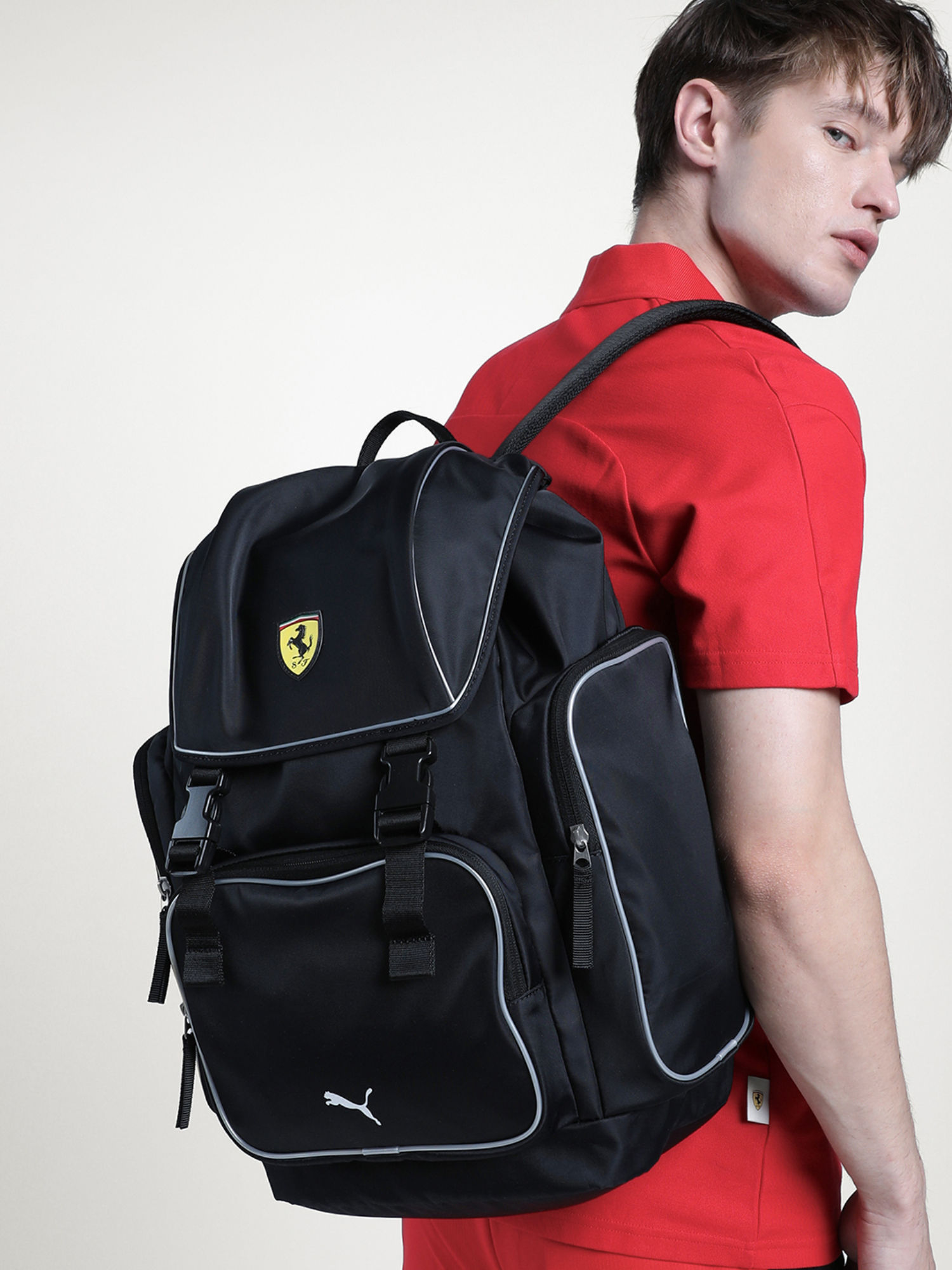 Buy Puma Unisex Scuderia Ferrari Race Lifestyle Motorsport Backpack Black  Online