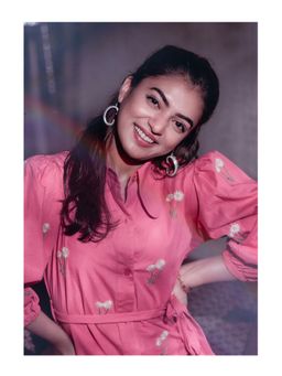 Suhani Pittie - Spiral Galaxy Earrings Worn By Nazriya Fahadh