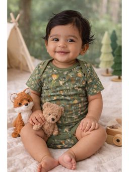 Piccolo Piglet - Unisex Pink Cotton Lycra Bodysuit
