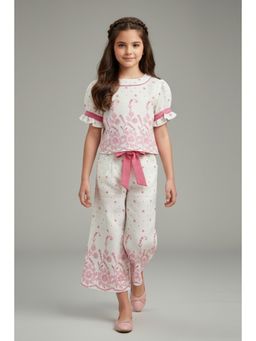 TINY GIRL - Girls White Nylon Co-Ord Set