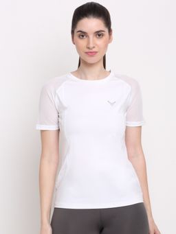 INVINCIBLE - White Womens Regular Fit T Shirt