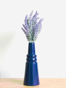 Folkstorys - Handmade Sirahi Navy Cone Vase