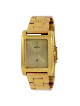 PA Maxima - Attivo Analog Watch for Men in Gold Dial Color