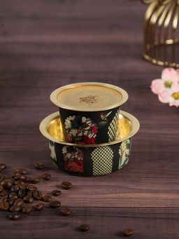 India Circus by Krsnaa Mehta - Signature Windows Brass Coffee Tumbler Set