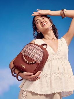 Zouk - Mayra Mini Backpack Cashmere Noir (Copper)