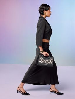 Zouk - Women Black Bidri Kaiser Zoe Sling Bag