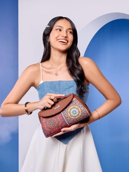 Zouk - Women Multi-Color Mandala Print Saisha Sling Bag