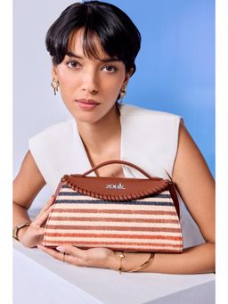 Zouk - Women Multi-Color Qutub Stripes Saisha Sling Bag