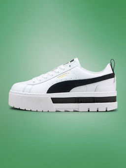Puma - Mayze Lth Womens White Black Shoes