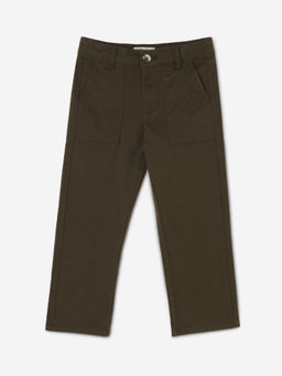 The Souled Store - Originals Solids Griffin Green Boys Trouser Joggers