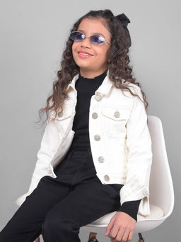 CRIMSOUNE CLUB - Girls Beige Jacket