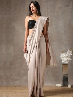 Swtantra - Urban Chic Saree With Lace On Edge