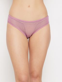 Clovia - Low Waist Bikini Panty In Mauve