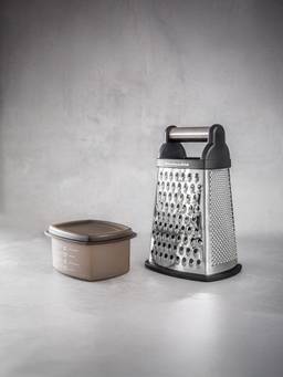 KitchenAid - 4-Sided Stainless Steel Box Grater With Storage Container