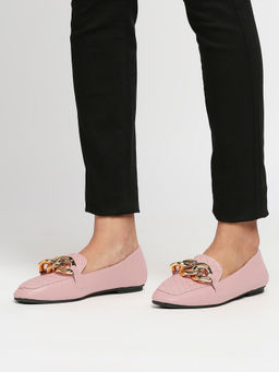 Twenty Dresses by Nykaa Fashion - Pink Step Up Loafers