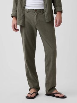 GAP - Green Regular Fit Mid Waist Pant