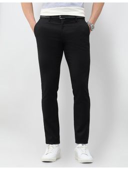 U.S. POLO ASSN. - Black Austin Slim Fit Dobby Trousers