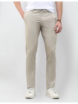 U.S. POLO ASSN. - Beige Denver Slim Fit Dobby Pant