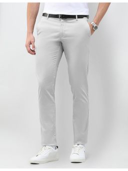 U.S. POLO ASSN. - Grey Austin Slim Fit Dobby Trousers